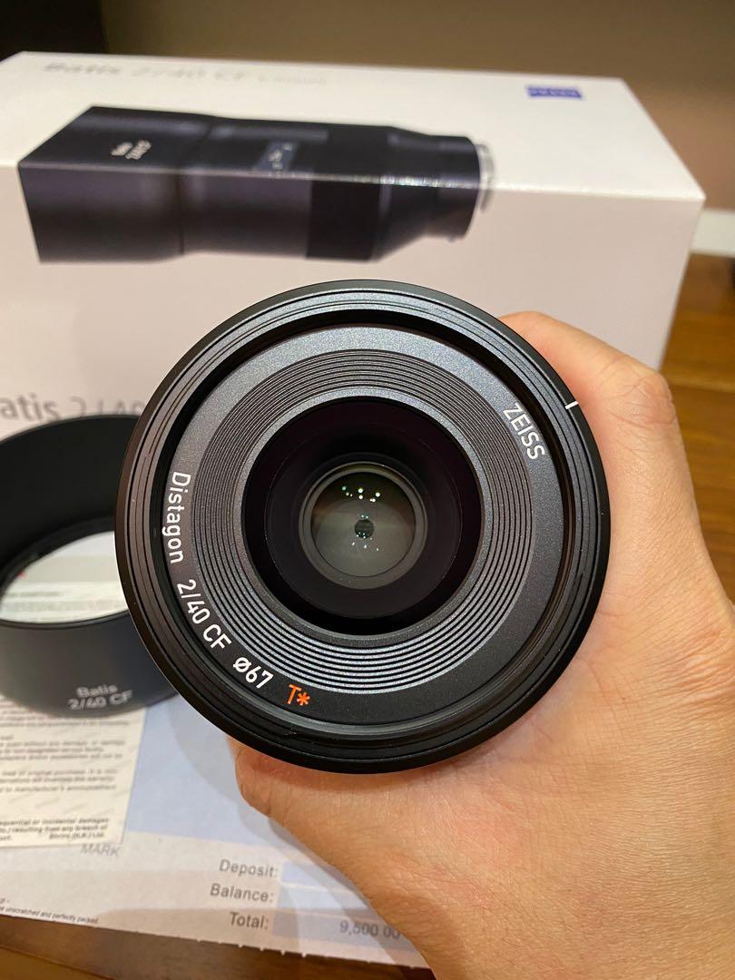 Zeiss Batis 40 f2 CF, 攝影器材, 鏡頭及裝備- Carousell