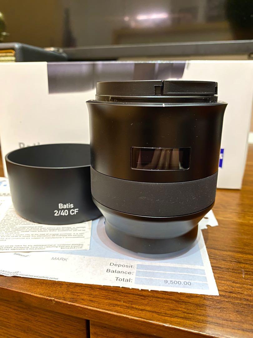 Zeiss Batis 40 f2 CF, 攝影器材, 鏡頭及裝備- Carousell