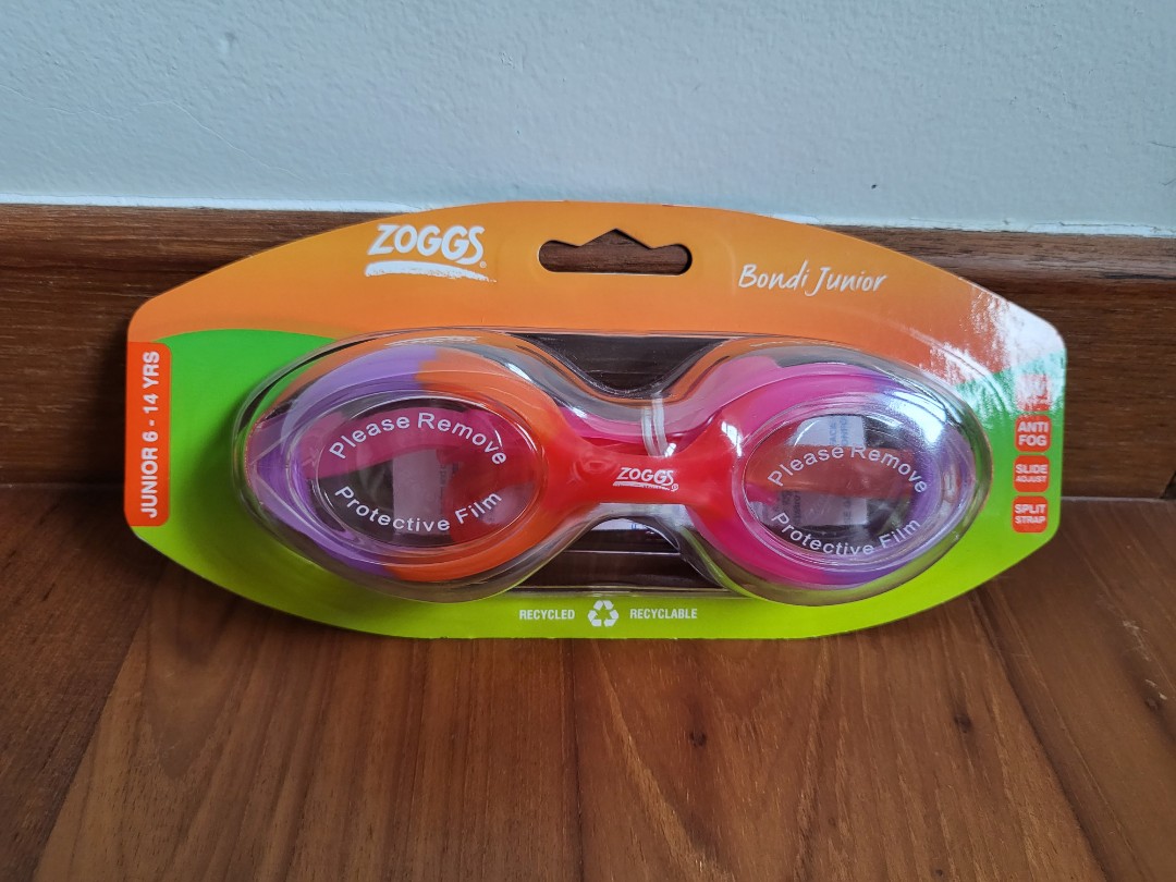 Zoggs Bondi Junior Goggles Age 6 to 14, Sports Equipment, Sports