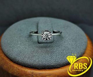 18k Half Carat Diamond Engagement Ring