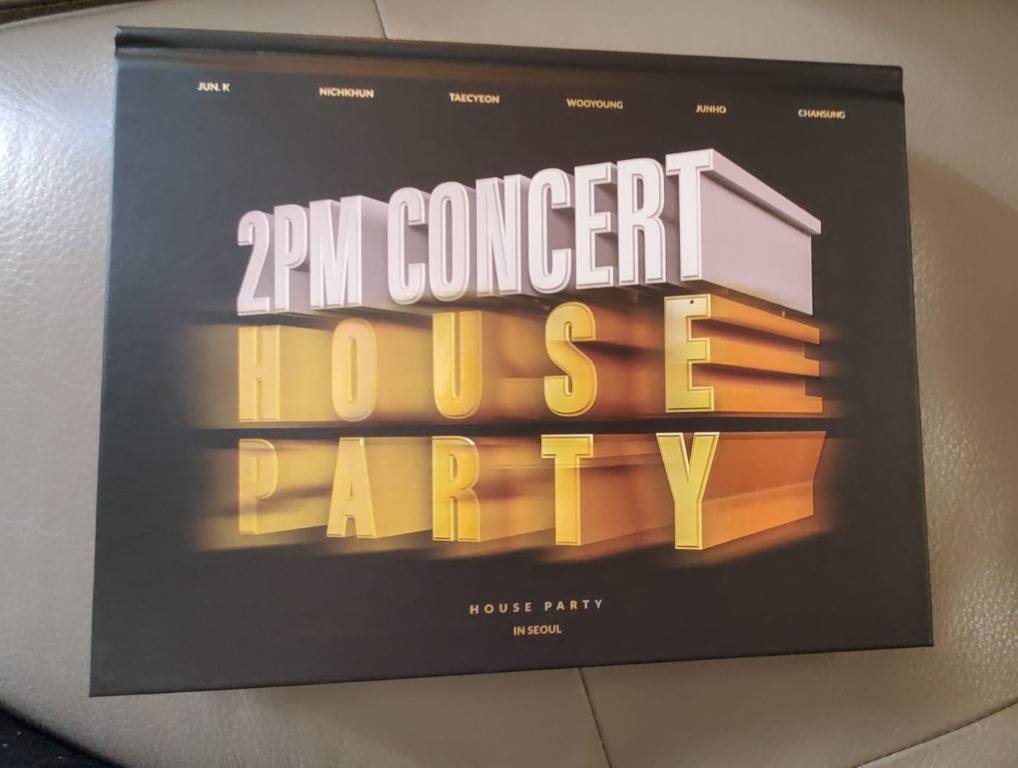 2PM CONCERT HOUSE PARTY in SEOUL DVD - CD
