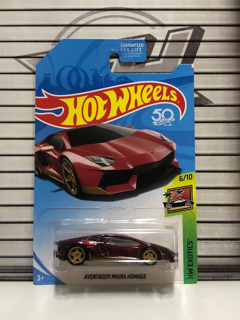 Hot wheels lamborghini aventador miura homage super treasure hunt sales