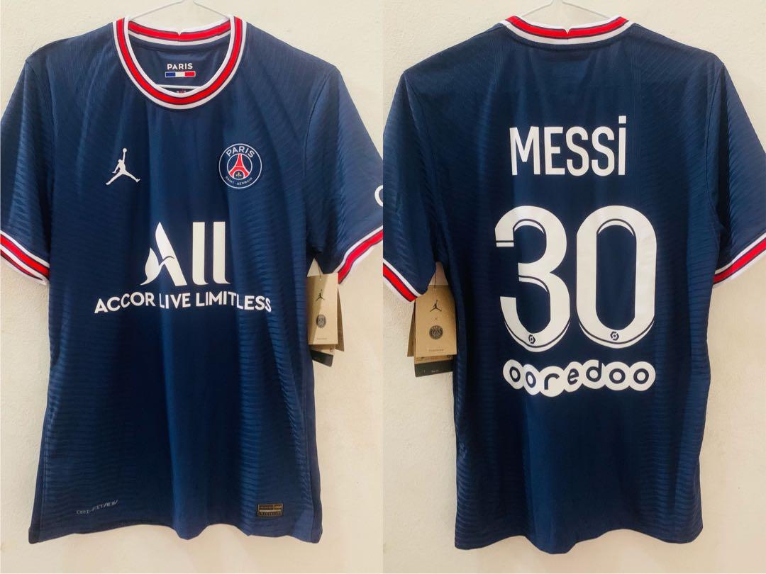 Messi PSG 21 22 Jordan Home Jersey 50 OFF