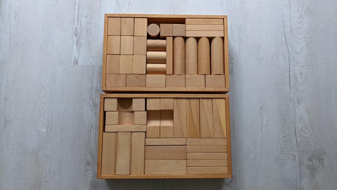 2 sets Wooden story XL wooden blocks, Hobbies & Toys, Toys & Games on