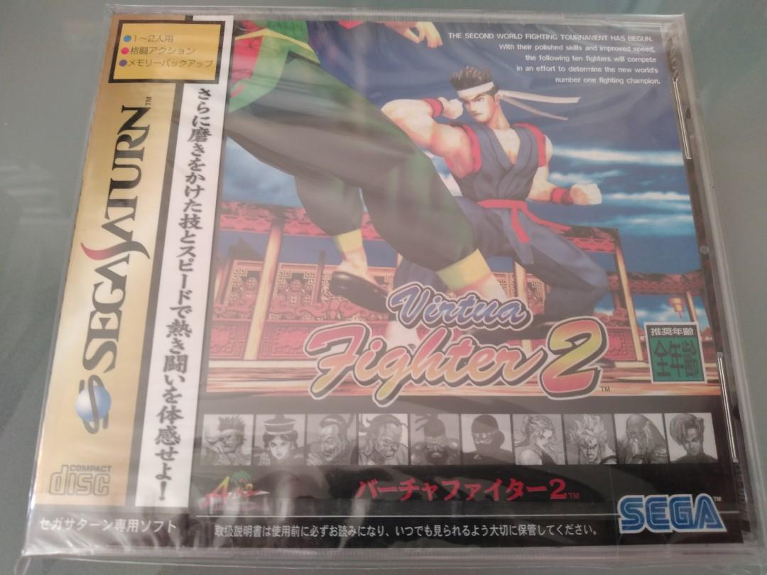 2 x Sega Saturn SS Virtua Fighter 2 Sega Collection 版本+ 原版本全新未開封