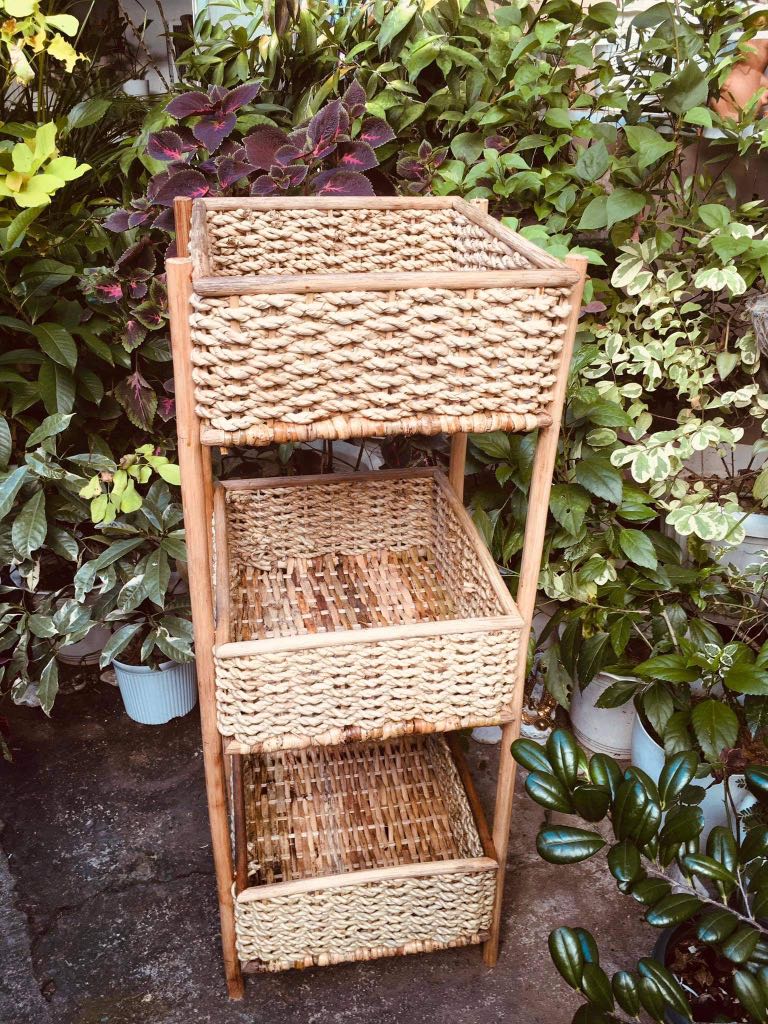 Biro Rack 3 TIER RACK/BURI RACK/RATTAN RACK, Furniture & Home Living, Furniture ...