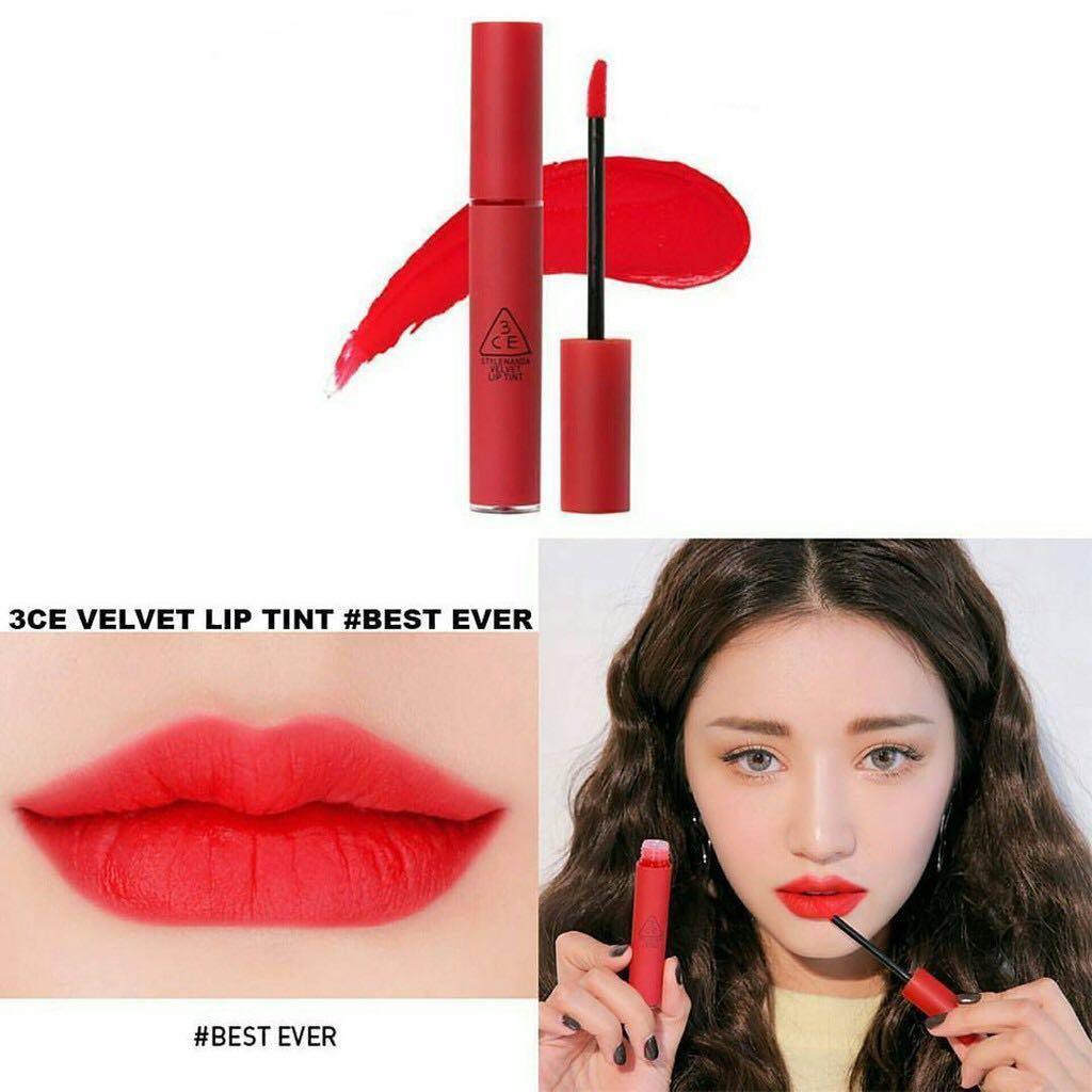 3CE Velvet Lip Tint Best Ever, Beauty & Personal Care, Face, Makeup on