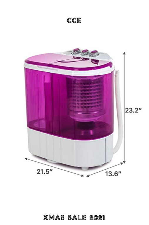 80OFF KUPPET Mini Twin Tub Portable Washing Machine, Compact Twin Tub