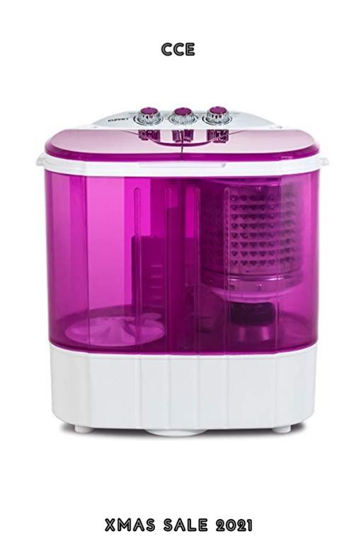 80OFF KUPPET Mini Twin Tub Portable Washing Machine, Compact Twin Tub