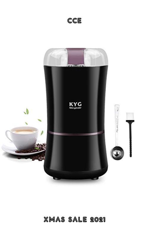 Coffee Grinder,Electric 200W Automatic Coffee Grinder with 200g Capacity Detachable Electric Grinder for Coffee Beans/Nuts/Spices 