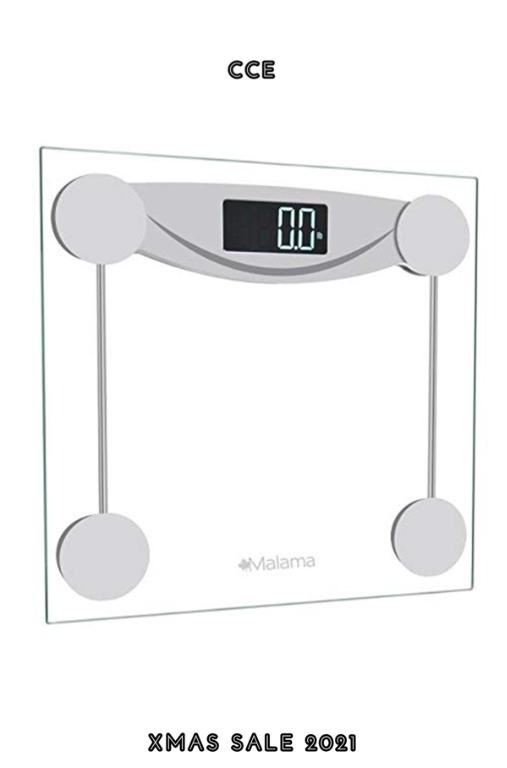 Malama Digital Body Weight Bathroom Scale, Weighing Scale with Step-On  Technology, LCD Backlit Display, 400 lbs Accurate Weight Measurements, Black