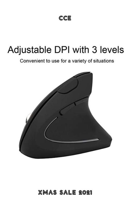 80%OFF Wendry Ergonomic Mouse, Wireless Vertical Mouse, 6D Ergonomic ...