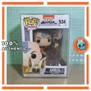 Aang with Momo (MISB) Avatar - Funko Pop 534 (with box protector)