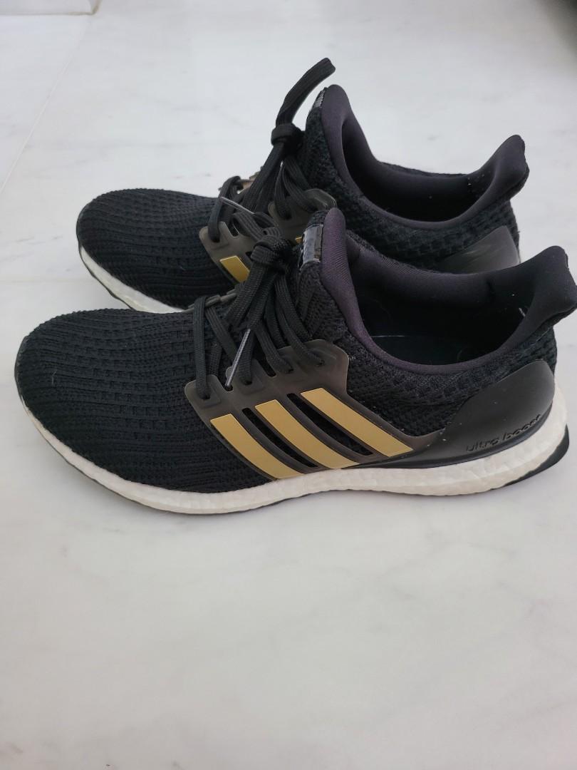 Adidas Ultraboost 4.0 DNA shoes black and gold Size US 6 Men s