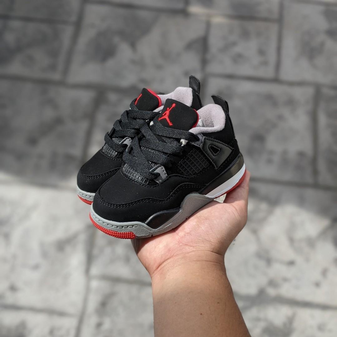 Jordan 4 bred toddler hotsell