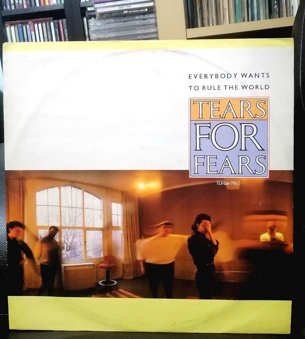 TEARS FOR FEARS/EVERYBODY WANTS TO RULES THE WORLD JAPAN ISSUE 12 W/OBI,  INSERT