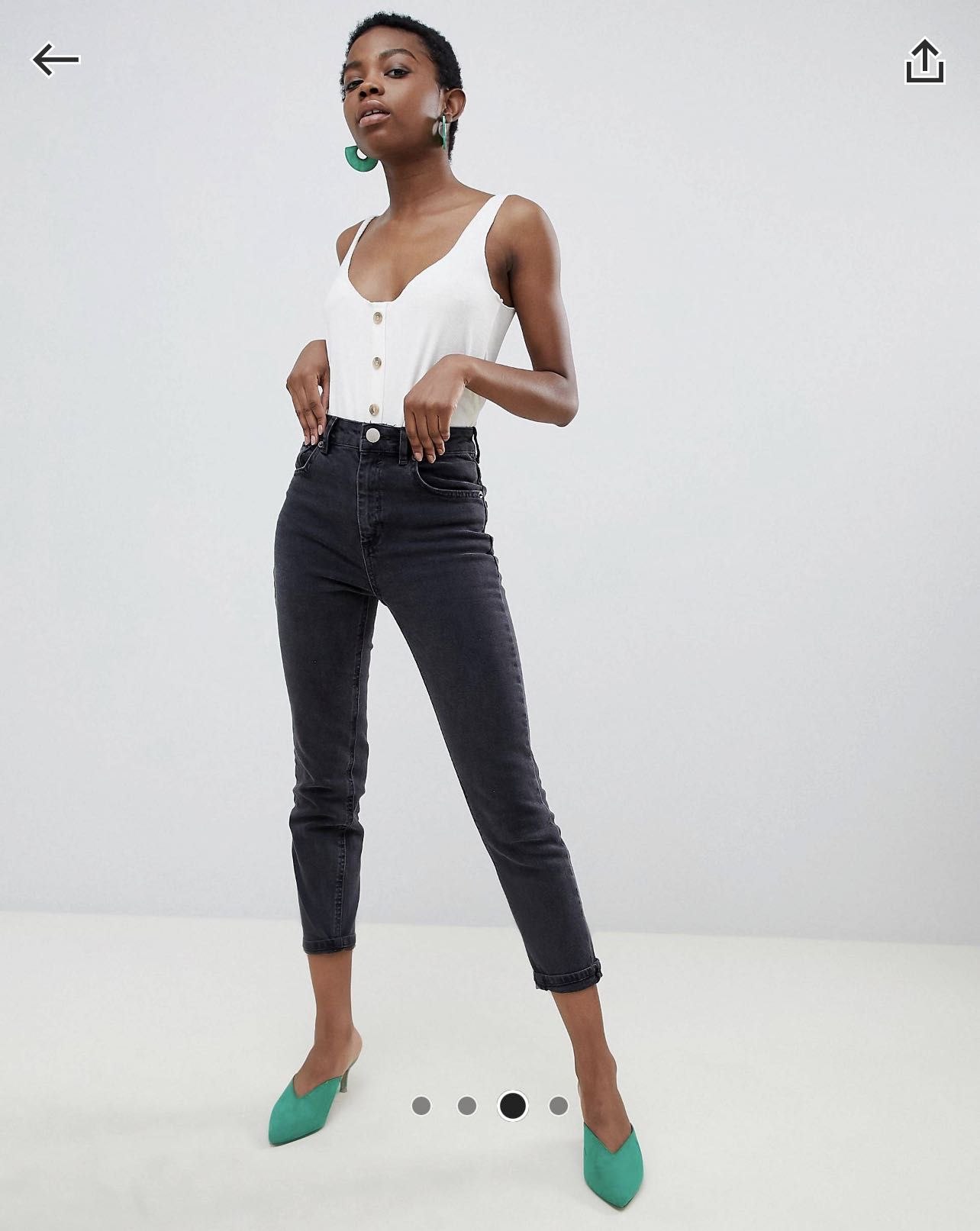 Asos farleigh deals mom jeans