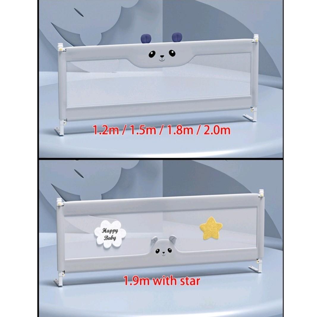 Baby Kids Bed Fence Vertical Lift Baby Bed Rail Guard Fence, Babies
