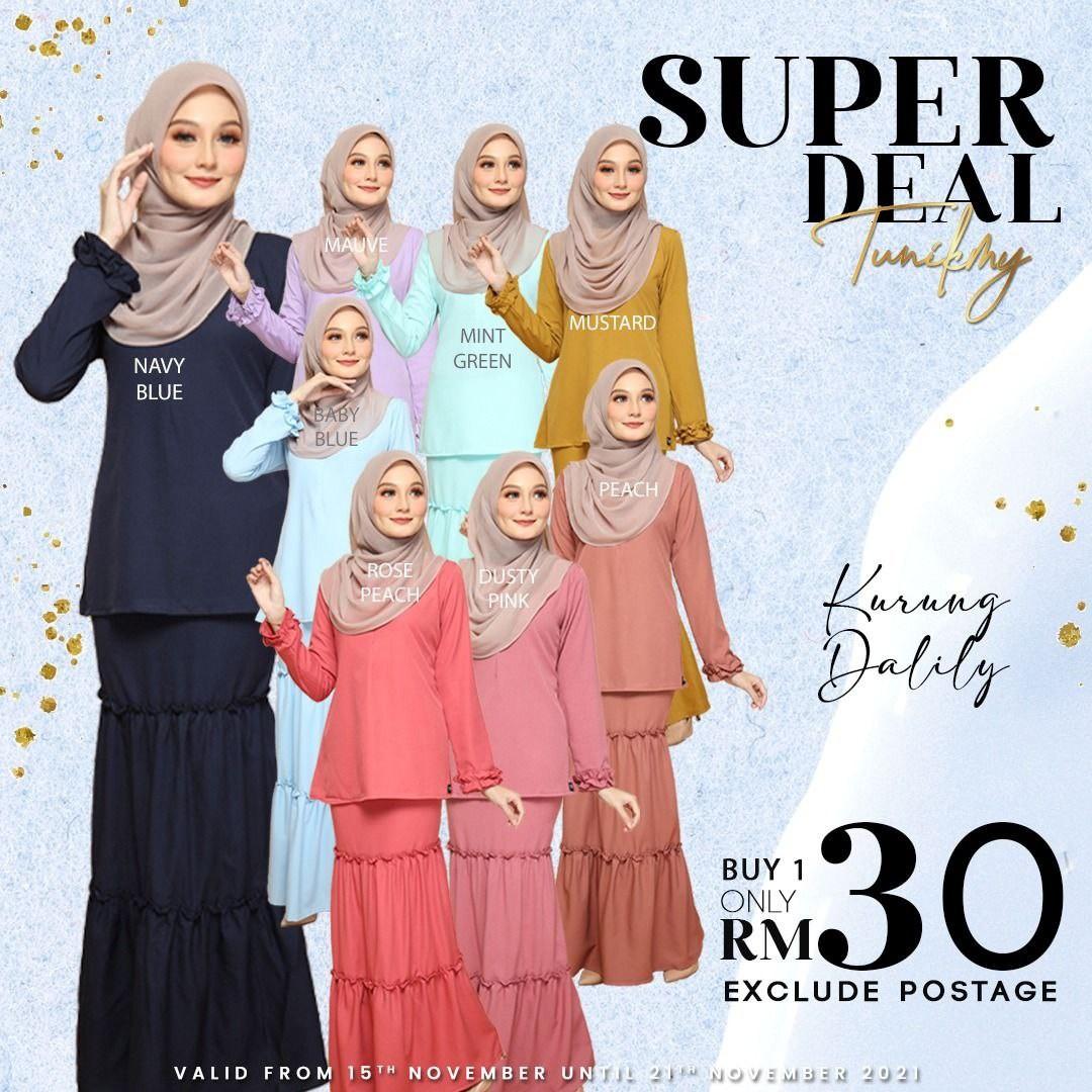 baju kurung murah, Muslimah Fashion, Tops on Carousell