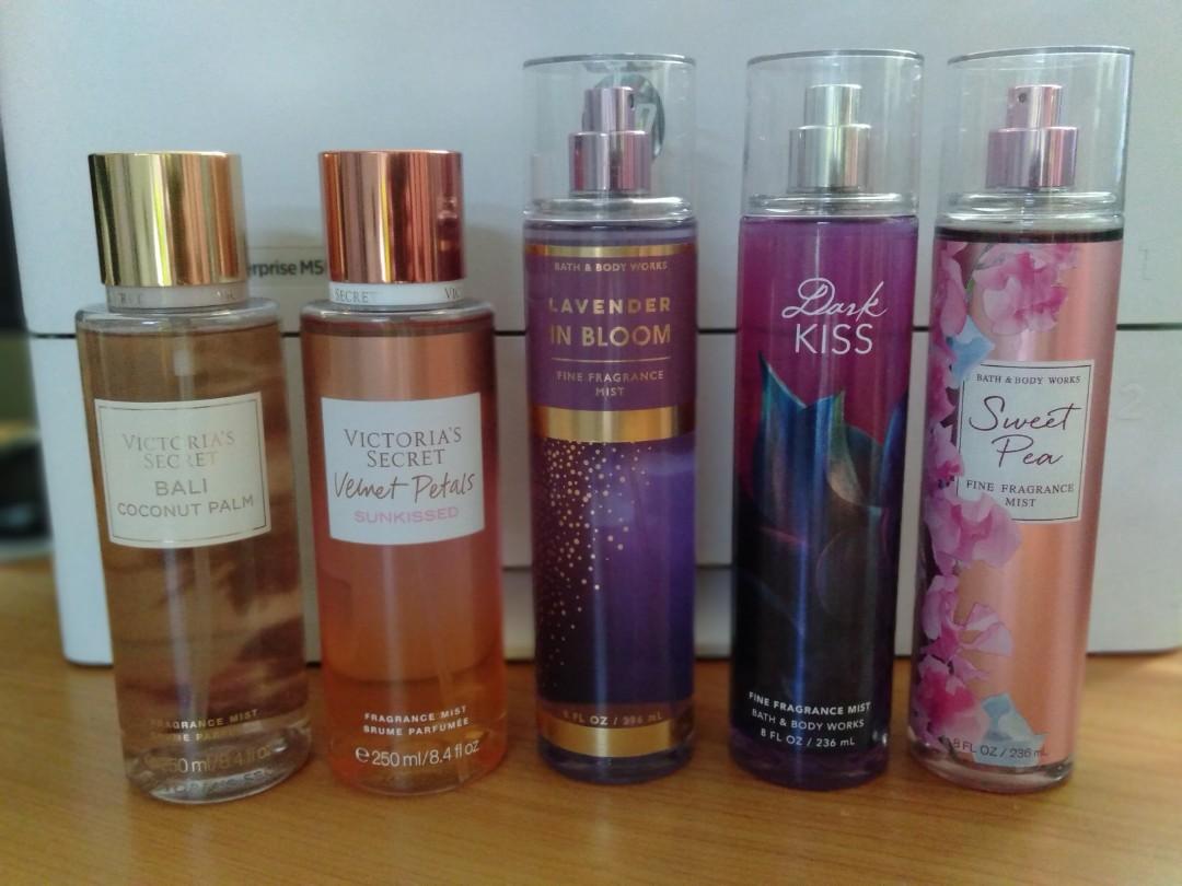 Bath & Body Works / Victoria's Secret Mists, Beauty & Personal Care, Fragrance & Deodorants on