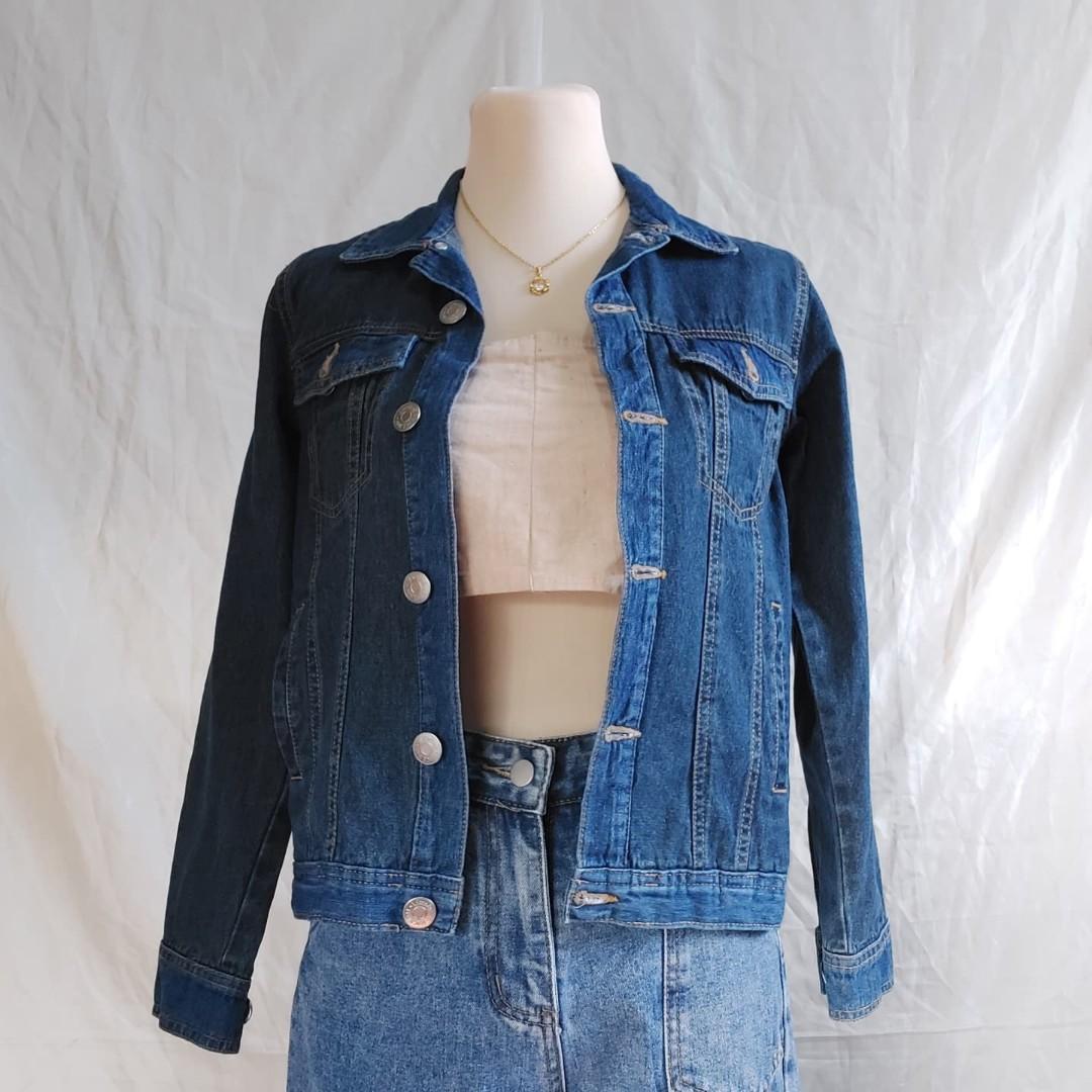 bench denim jacket, Women's Fashion, Coats, Jackets and Outerwear on