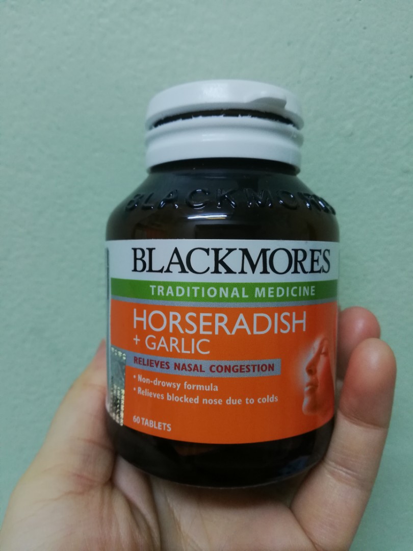 Blackmores Horseradish +Garlic, Health & Nutrition, Health Supplements