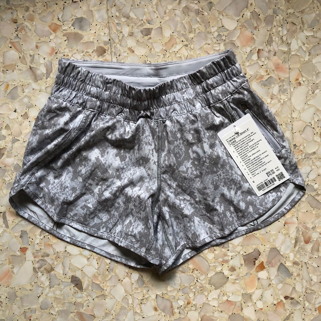 BN Lululemon Tracker Short 4” (Hideaway Camo Starlight Multi