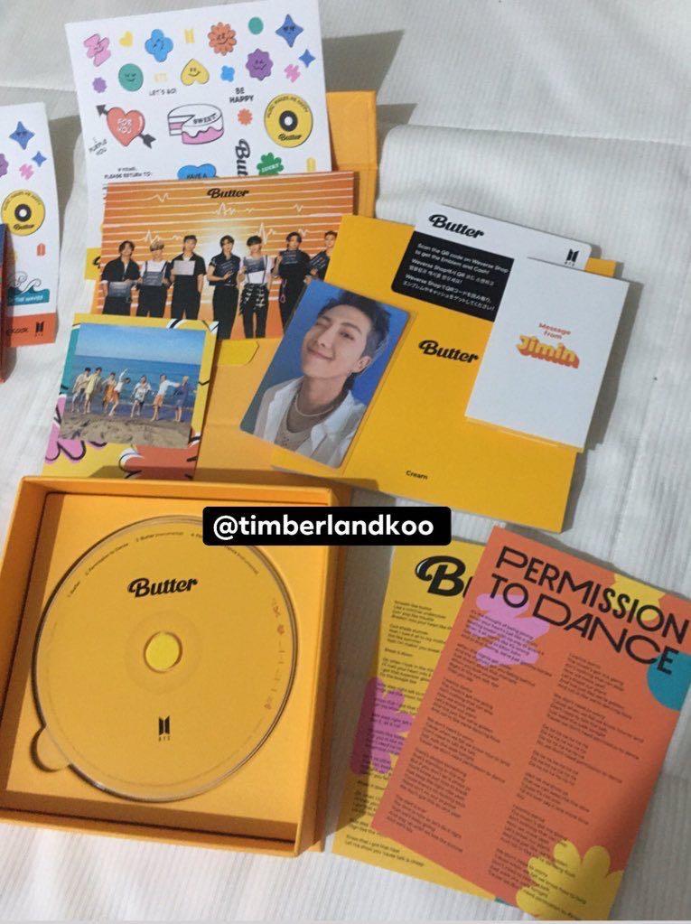 BTS Butter complete inclusions, Hobbies & Toys, Music & Media, CDs