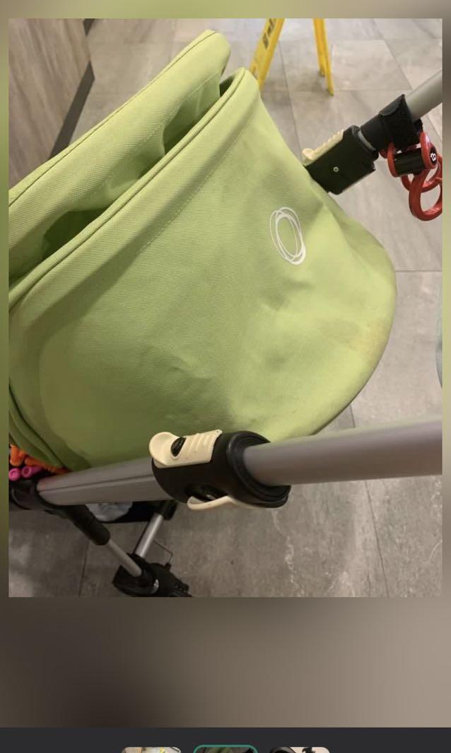 Bugaboo bee plus (Category: Strollers) located in Singapore. Submitted by freeacid (Listing ID 1125769464, Image 2). Description: Well used. Still have many lives Condition 6/10 Small stain on canopy (sec pic) doesn’t affect stroller Some wear and tear You get what u paid for able to view first Want to clear ASAP too many stroller at home Collection at bedok north st 2.