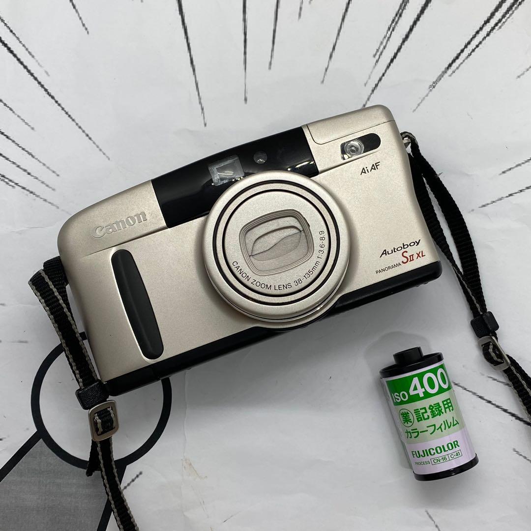 coaカメラ【ケース付 完動品】Canon Autoboy S II XL フィルムカメラ