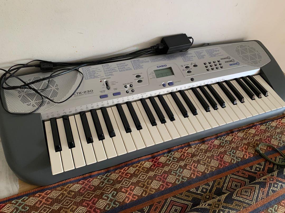 Casio Keyboard CTK 230, Hobbies & Toys, Music & Media, Musical