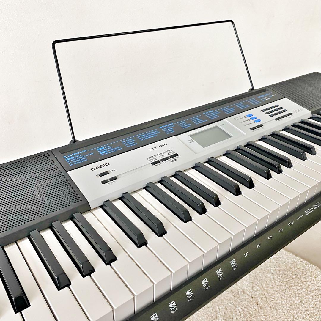 Casio Keyboard CTK 1550 61 Keys Hobbies Toys Music Media