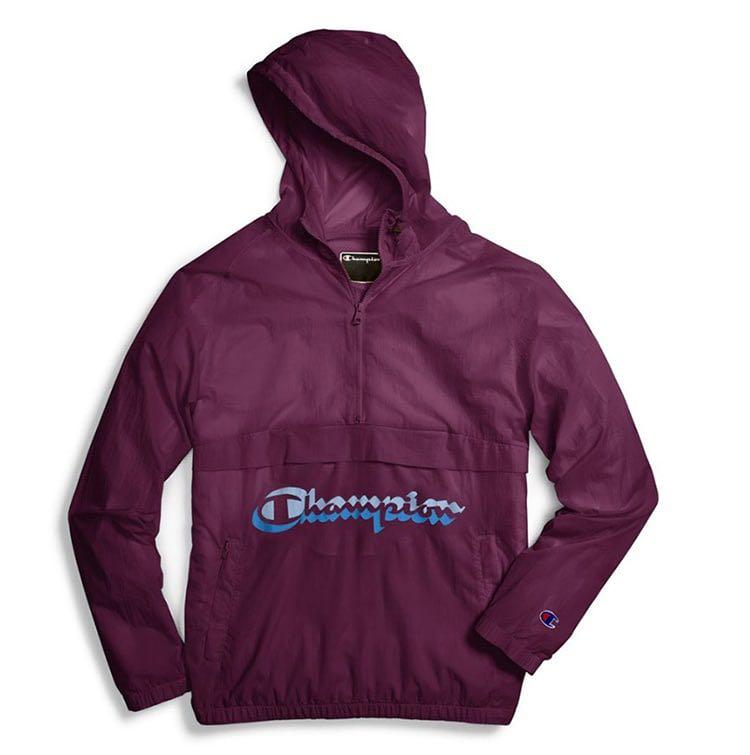 Men's champion manorak windbreaker jacket best sale