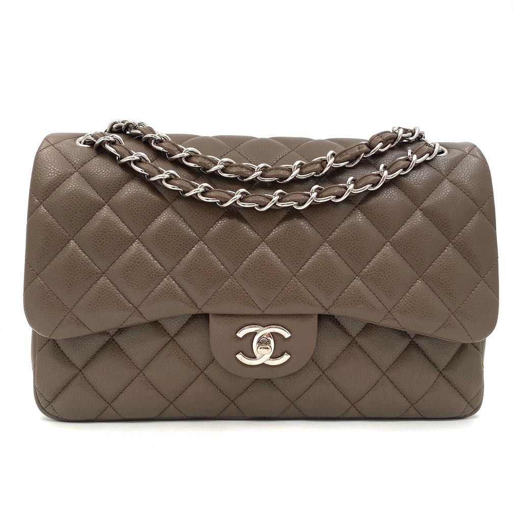 chanel jumbo brown