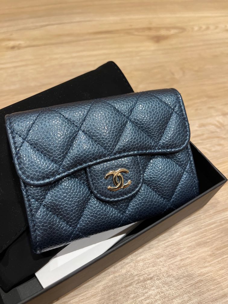 Chanel cardholder with backpocket, Luxury, Bags & Wallets on Carousell