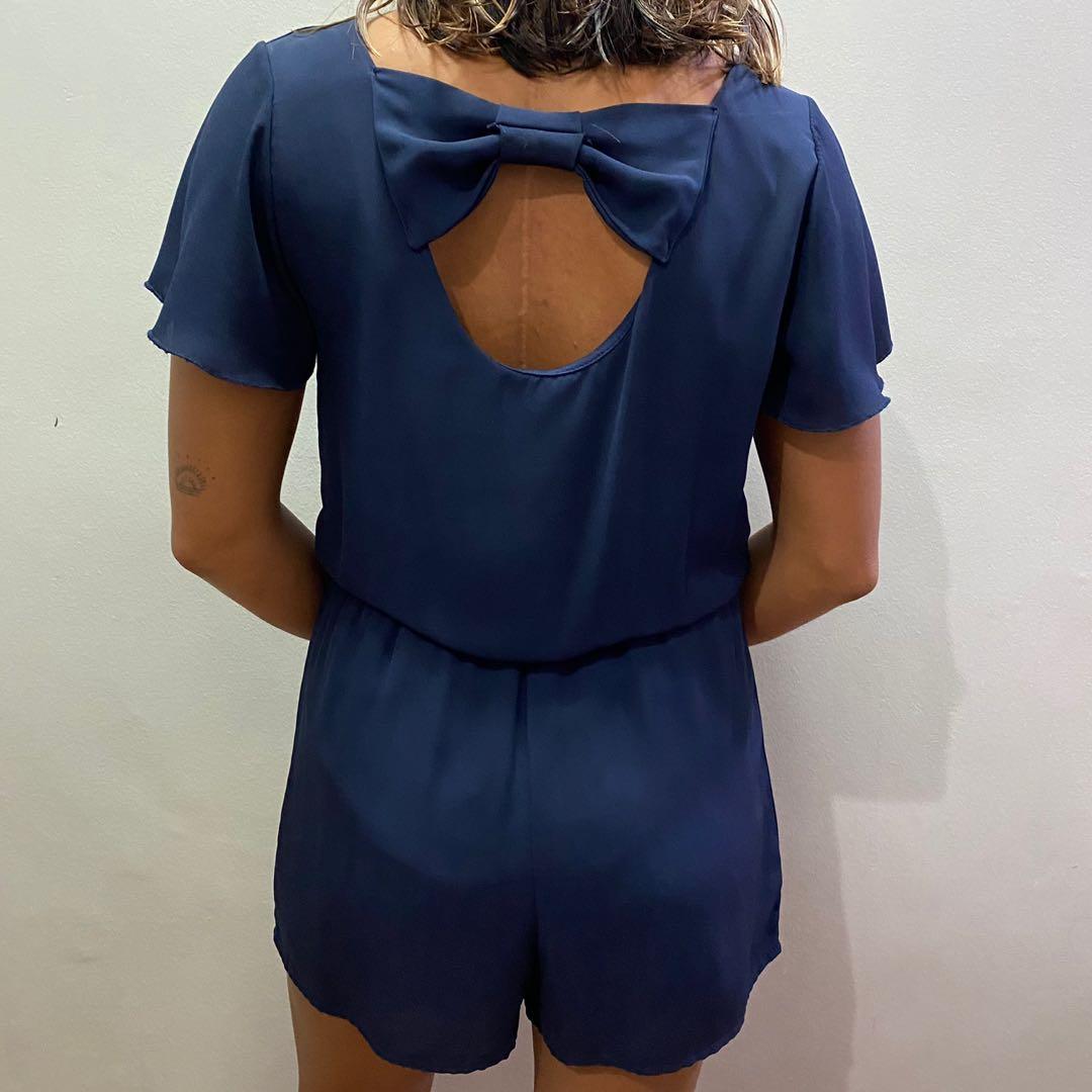 Charlotte russe blue romper new arrivals