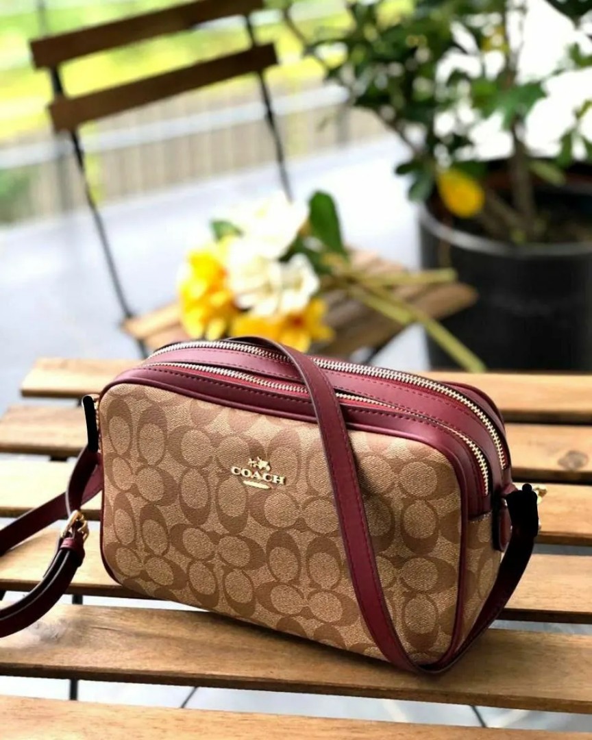 Coach double zip sling bag outlet