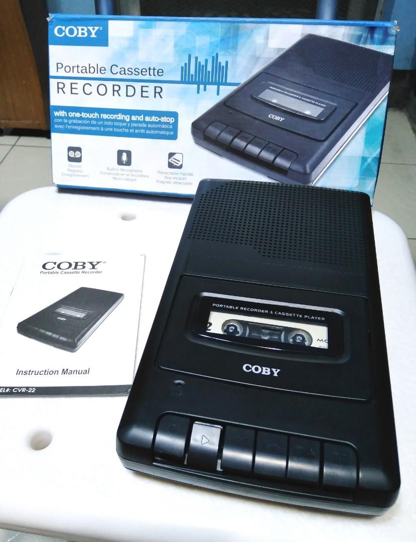 Coby Portable Cassette Tape Deck Player and Recorder, Audio, Other