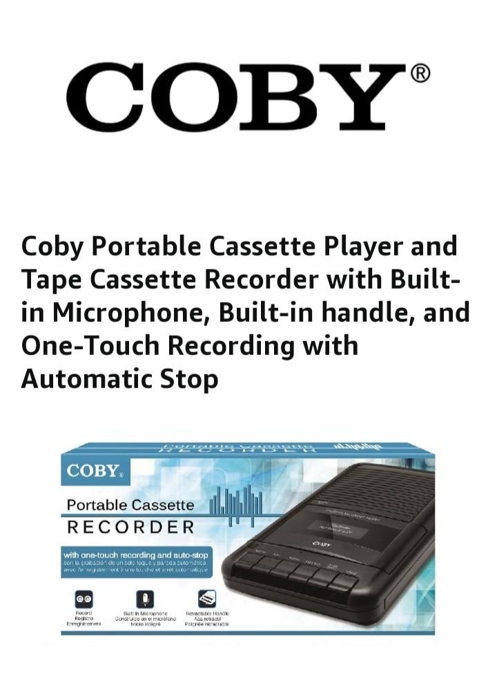 Coby Portable Cassette Tape Deck Player and Recorder, Audio, Other