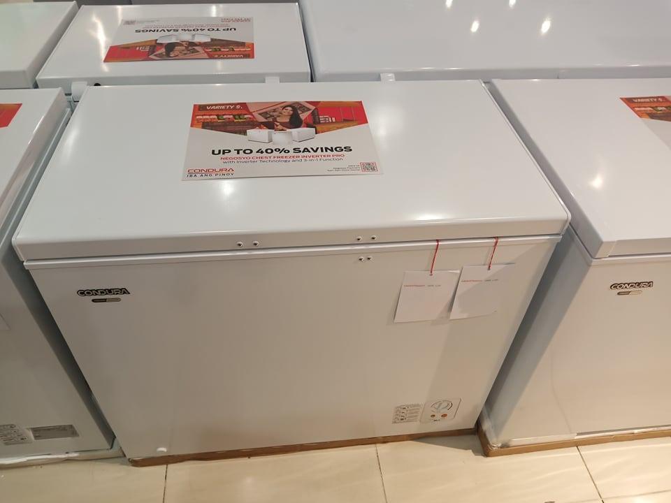 Condura Chest Freezer Inverter (Pang Negosyo) 3 in 1 Function, TV