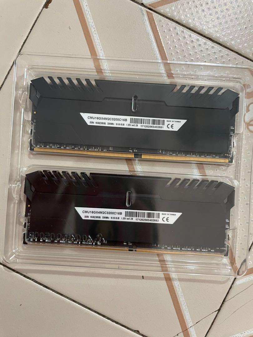 corsair cmu16gx4m2c3200c16b Carousell