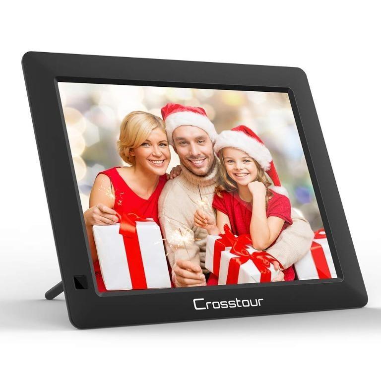 Crosstour Digital Photo Frame 8 Inch, Wide Screen Electronic Picture ...