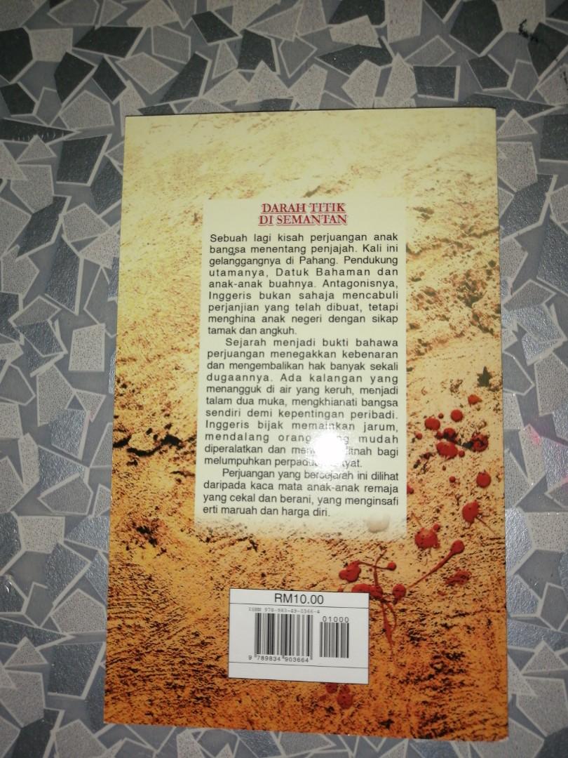 darah titik di semantan tingkatan 2 komsas brand new, Books
