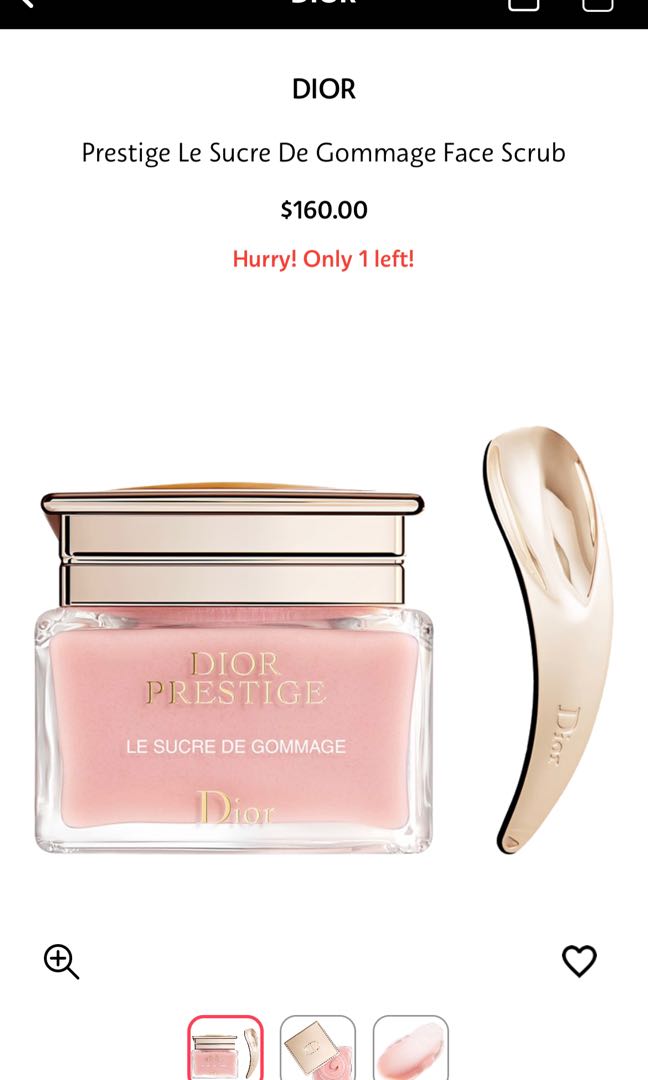 dior face scrub