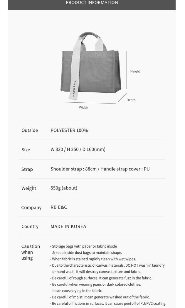 Marhen j bag size outlet