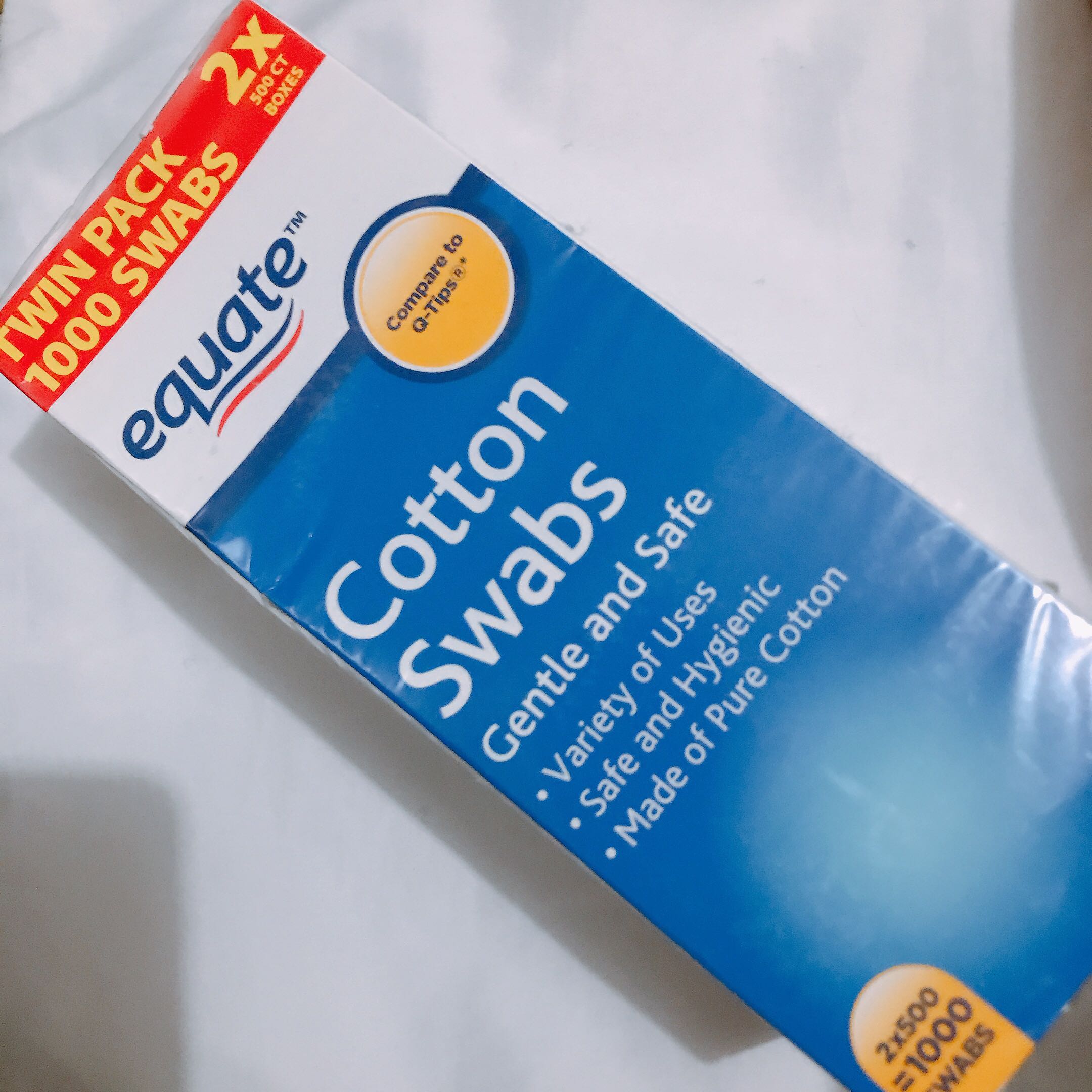 Equate Cotton Buds 500 swabs, Beauty & Personal Care, Ear Care on Carousell