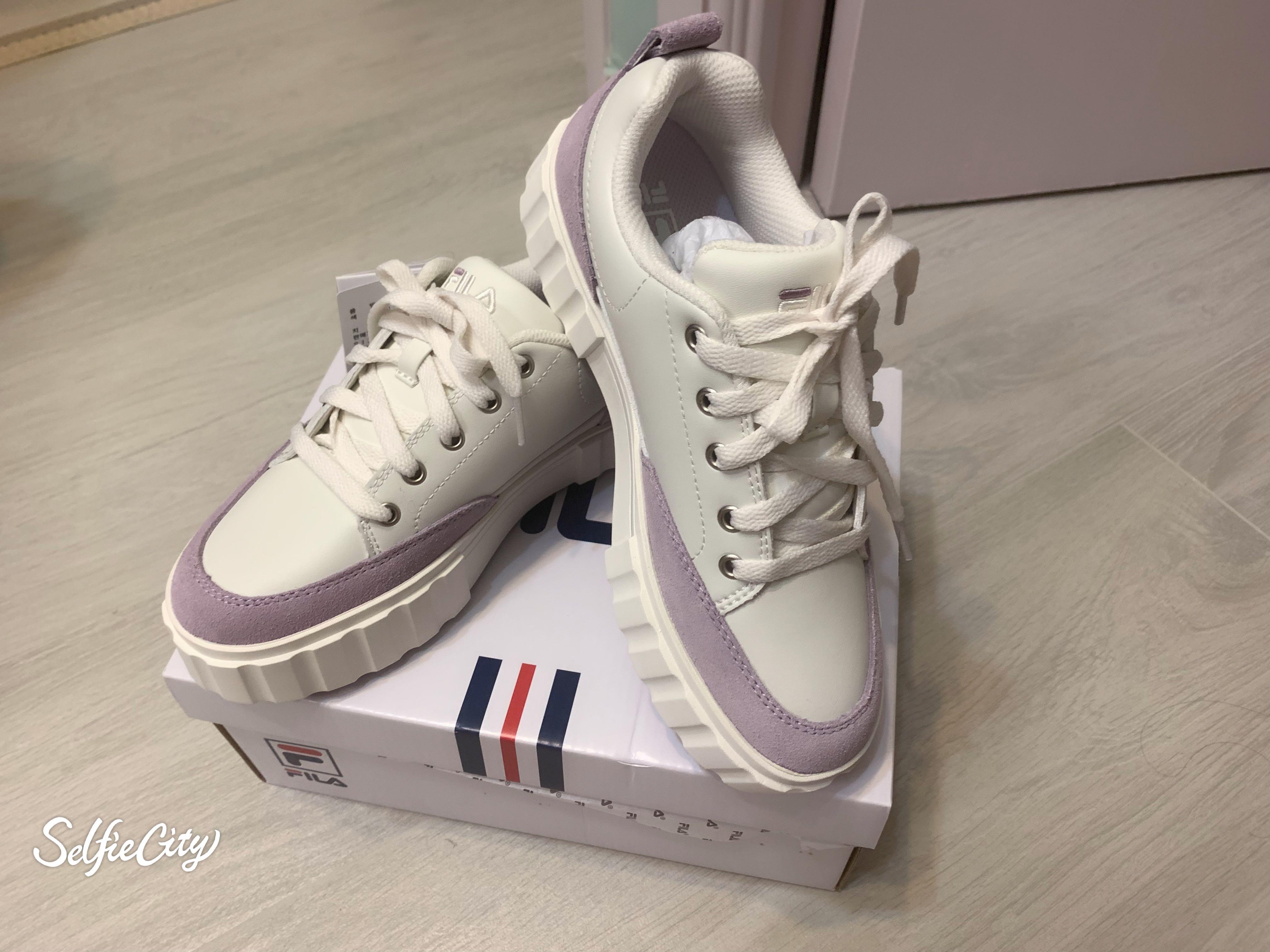 Fila Purple Sandblast Raw Suede Sneakers Carousell