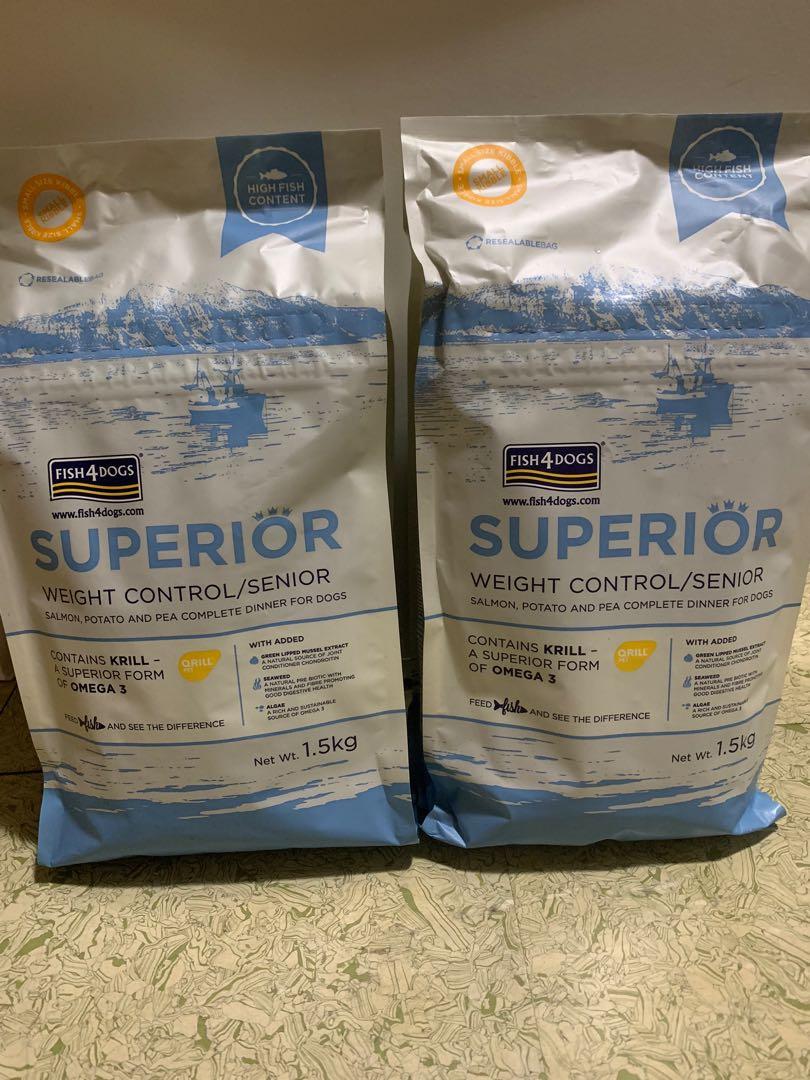 Fish4dogs superior weight control senior Pet Supplies Pet Food on Carousell