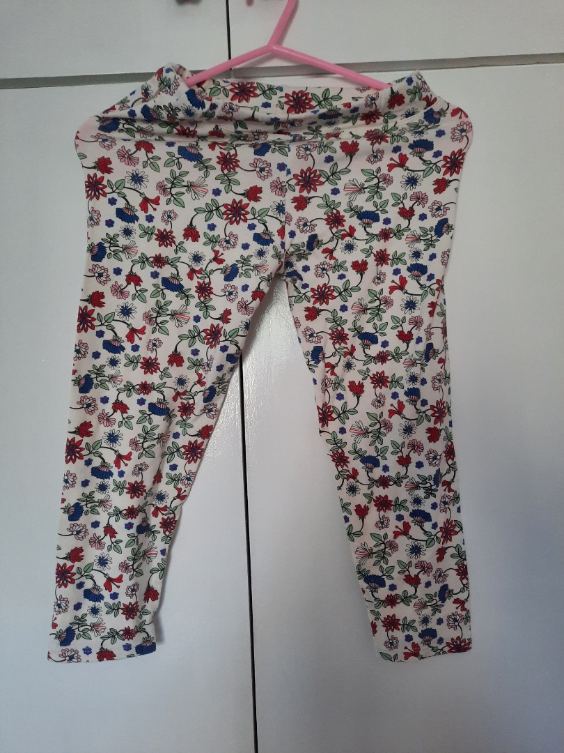 flower design legging tokong for girls kids toddler SHOPEE available ...