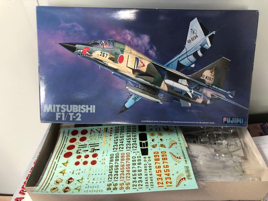 Fujimi 1/48 Mitsubishi F1/T-2, 興趣及遊戲, 玩具& 遊戲類- Carousell